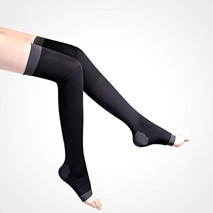 Thigh High Compression Slimming Stockings