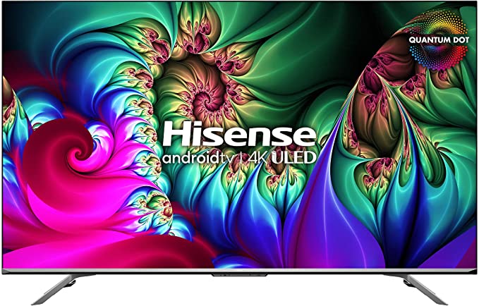 Hisense 65U78G- 65" Smart 4K QLED 120 Hz Dolby Vision HDR10  Android TV with Voice Remote (Canada Model) (2021) Black