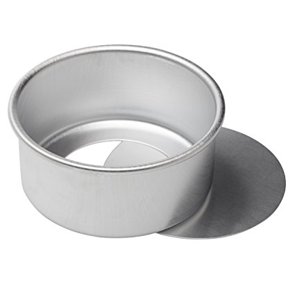 Ateco Aluminum Cake Pan with Removable Bottom, 6 by 3-Inch, Round