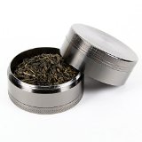 Tobacco Spice Grinder Chromium Metal Herb and Spice Grinder 4 Parts 25 Inches