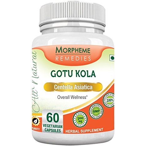 Morpheme Gotu Kola 500mg Extract 60 Veg Caps