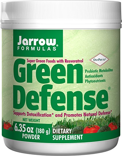 Jarrow Formulas Green Defense, Supports Detoxification and Promotes Natural Defense, 180 g