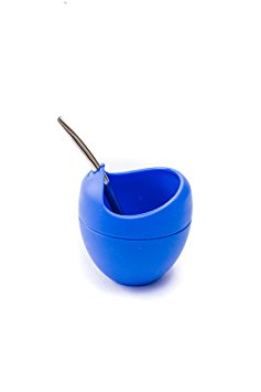 Silicone Mate Gourd with Bombilla (BLUE)
