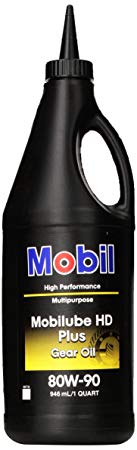 Mobilube HD Plus 80w90, Gear Oil, 1 qt.