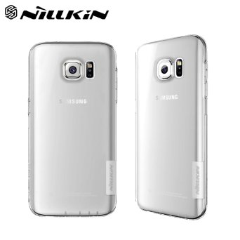 Galaxy S7 Edge Case, Nillkin® 0.023" ShockProof Ultra Thin Hard Soft TPU Slim Transparent Back Case Cover With Dust Plug for Samsung Galaxy S7 Edge (2016) - Clear
