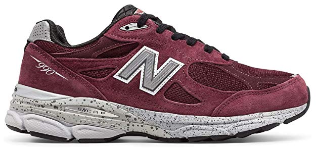 New Balance M990 Version 3 Men's Running Shoe, Size: 9.5 Width: 2E Color: Burgundy
