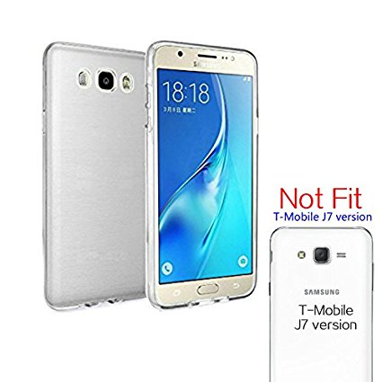 Galaxy J7 6 Case, Galaxy J7 2016 edition Case, Starhemei Slim Concise Transparent TPU Soft Shell Ultra thin Flexibility Bumper Rubber Case Cover For Samsung Galaxy J7 6 (TPU-Clear)