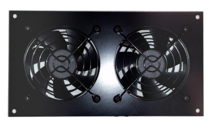 CabCool 802 Lite Dual 80mm Fan Cooling Kit for Cabinet and Home Theaters