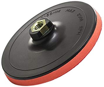 GP12628 Hook and Loop Rotary Backing Pad with 5/8''-11 Thread, Sanding, Polishing Backer / Diameter 6 inch