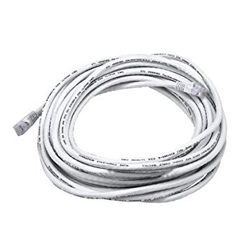 PrimeCables® White High Quality Cat6 550MHz UTP RJ45 Ethernet Bare Copper Network Cable (25ft)