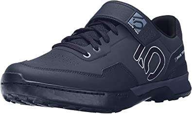 Five Ten Men's Kestrel Lace Mountain Bike Shoes (Clipless, Carbon Black, 4)