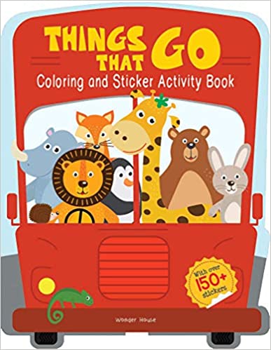 Things That Go - Coloring and Sticker Activity Book (With 150  Stickers)