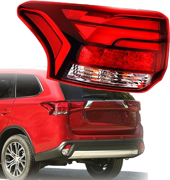 munirater 1-Pack Rear Left LED Tail Light Brake Lamp Assembly Replacement for 2016-2021 Mitsubishi Outlander Outer Driver Side 8330B177