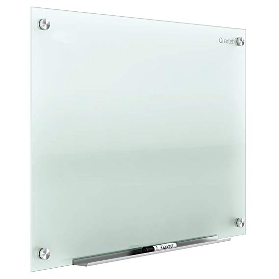 Quartet Infinity Frosted Glass Dry Erase Board, Non-Magnetic, 1 Marker included, 3 X 2-Feet (3413820108)