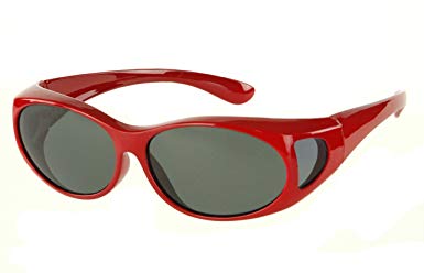 LensCovers Sunglasses - Wear Over Prescription Glasses. Size Small, Polarized
