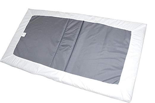 White, Cotton, Custom Fitted Bed Sheet for Portable ElanBambino Travel Crib, 23" x 44". Your Baby Will Love The Extra Layer of Comfort This Provides.