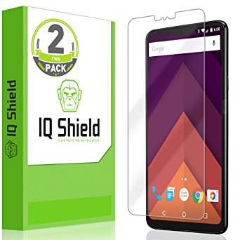 LG G7 ThinQ Screen Protector (LG G7  ThinQ), IQ Shield LiQuidSkin Full Coverage Screen Protector for LG G7 ThinQ (2-Pack) HD Clear Anti-Bubble Film