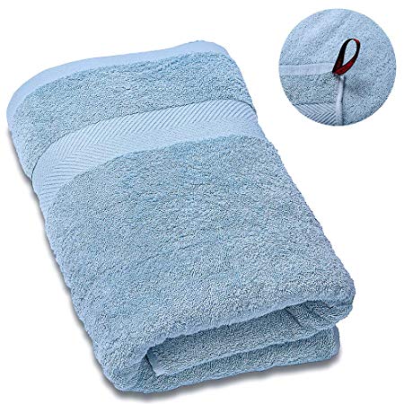 SEMAXE Luxury Bath Towel.Hotel & Spa Quality.1 Large Bath Towels,Premium Collection Bathroom Towels.Soft,Plush and Highly Absorbent (Light Blue)