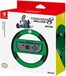 HORI Nintendo Switch Mario Kart 8 Deluxe Wheel (Luigi Version) Officially Licensed By Nintendo - Nintendo Switch