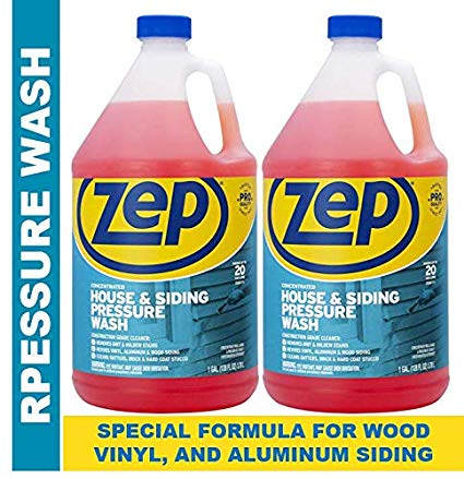 Zep House and Siding Pressure Wash Cleaner Concentrate 128 Ounce (Pack of 2)