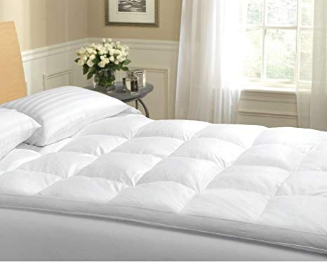 Blue Ridge Home Fashion Classic 233 Thread Count Cotton Featherbed, King