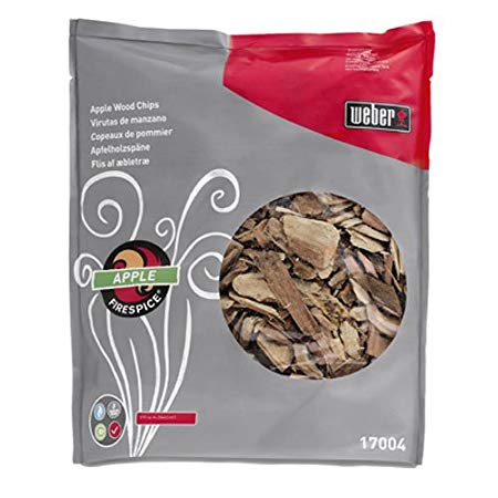 Weber 17004 Apple Wood Chips, 3-Pound