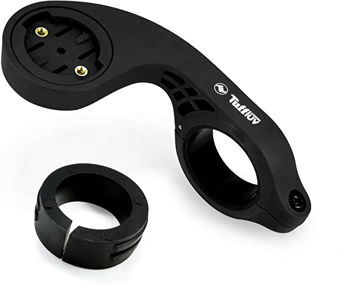TUFF LUV Outfront Mount for Wahoo Elemnt/Mini/Bolt/ROAM Mount - Black