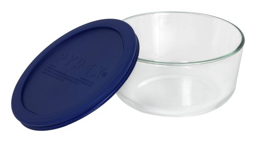 Pyrex Simply Store 4-Cup Round Glass Food Storage Dish