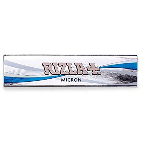 Rizla Micron King Size Slim (Micron Thin) Smoking Rolling Papers - 5 Booklets