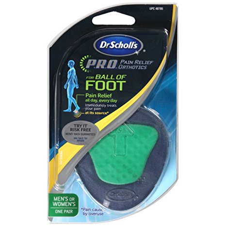 Dr. Scholl's P.R.O. Pain Relief Orthotics for Ball of Foot