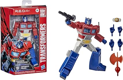 Transformers R.E.D. [Robot Enhanced Design] The Transformers G1 Optimus Prime, Non-Converting Figure