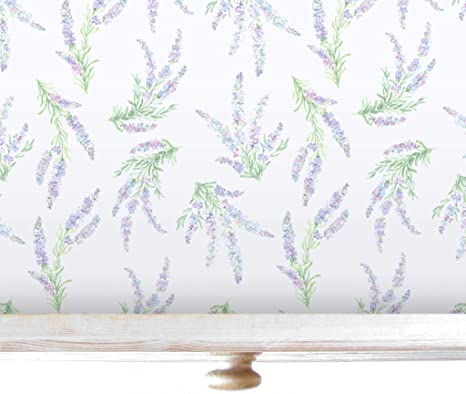 The Master Herbalist LAVENDER Scented Drawer Liners. 5 x Rolled Sheets. Made in Suffolk, England.