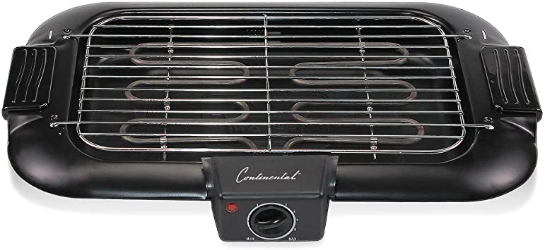 Continental Electric 2 Serve Indoor Contact Grill - Black