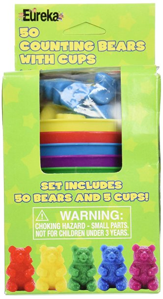 50 Counting Bears with 5 Cups