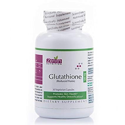 Zenith Nutritions Glutathione (Reduced Form) 500 mg - 30 Veg Capsules