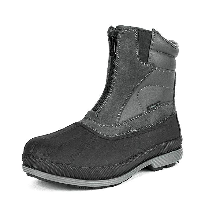 NORTIV 8 Men's 170410 Waterproof Winter Snow Boots