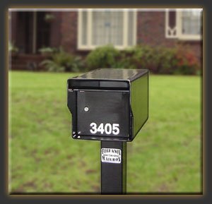 Fort Knox Mailbox SM Standard B Small Standard Mailbox - Black
