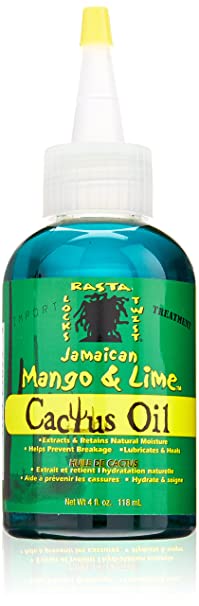 Jamaican Mango & Lime Cactus Oil for Hair, 4 Oz