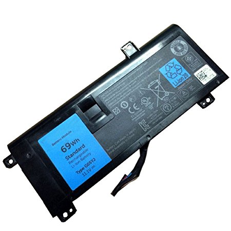 LQM® 11.1V 69Wh G05YJ New Laptop Battery for Dell Alienware 14 A14 M14X R4 14D-1528 ALW14D 0G05YJ Y3PN0 8X70T