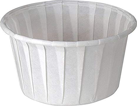 Solo 4.0 oz Treated Paper Souffle Portion Cups for Measuring, Medicine, Samples, Jello Shots (Pack of 250)