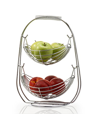 Saganizer 2 Tier Fruit Baskets fruit basket
