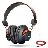 Avantree Audition Deep Bass Super Light Bluetooth Over Ear Headphones with 35mm Audio In Wireless or Wired NFC aptX 40h Music Time Super Comfortable