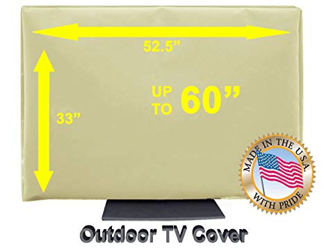 Outdoor TV Cover (55"- 60") Light Beige