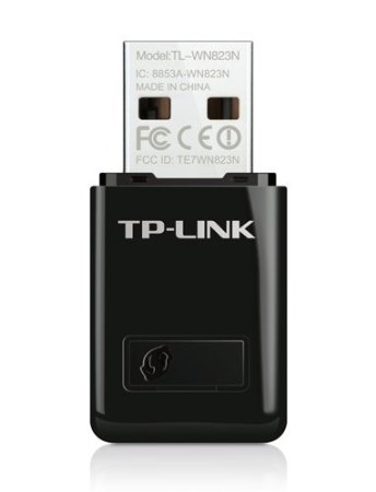 TP-LINK TL-WN823N 2.4 GHz 300 Mbps Mini Wireless and USB Adapter