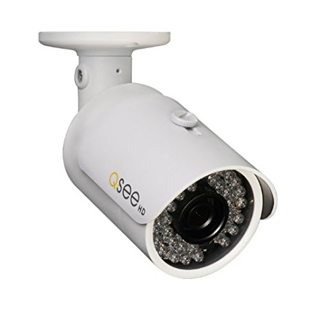 Q-See QCN8004B 1080p High Definition Weatherproof IP Bullet Camera with 100-Feet Night Vision (White)