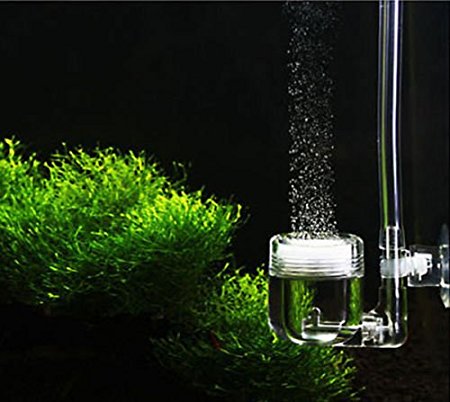 Yosoo U-shape DIY 4 in 1 Co2 Diffuser for DIY Co2 System Check Valve Bubble Counter Planted Aquarium