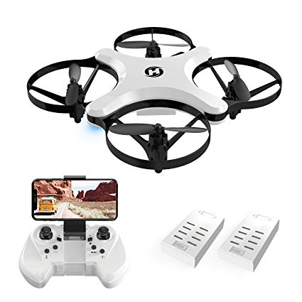 Holy Stone HS220 FPV Drone with HD Camera 720P RC Quadcopter Live Video WIFI APP Control, Altitude Control, Headless Mode, Foldable Arms, Touch Swift, Mini Drone for Kids and Beginners, White