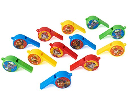 American Greetings Paw Patrol Whistles (12 Count)