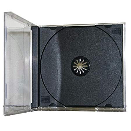 100 STANDARD Black CD Jewel Case (Assembled)