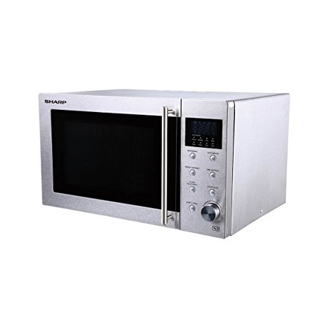 Sharp R28STM Microwave with 1 Year Warranty, 23 Litre, 800 Watt, Silver